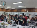 Estudantes durante a visita