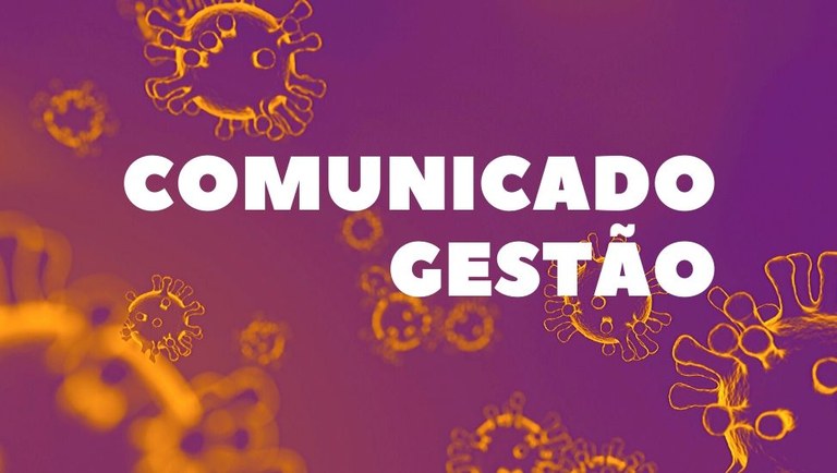 Coronavírus Comunicado Gestão