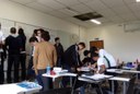 Estudantes durante a resolução da prova da OIMSF 2018.jpg