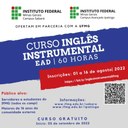 Curso de Inglês Instrumental_parceria campi Sabará e Ipatinga