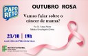 Cartaz de divulgação do Outubro Rosa