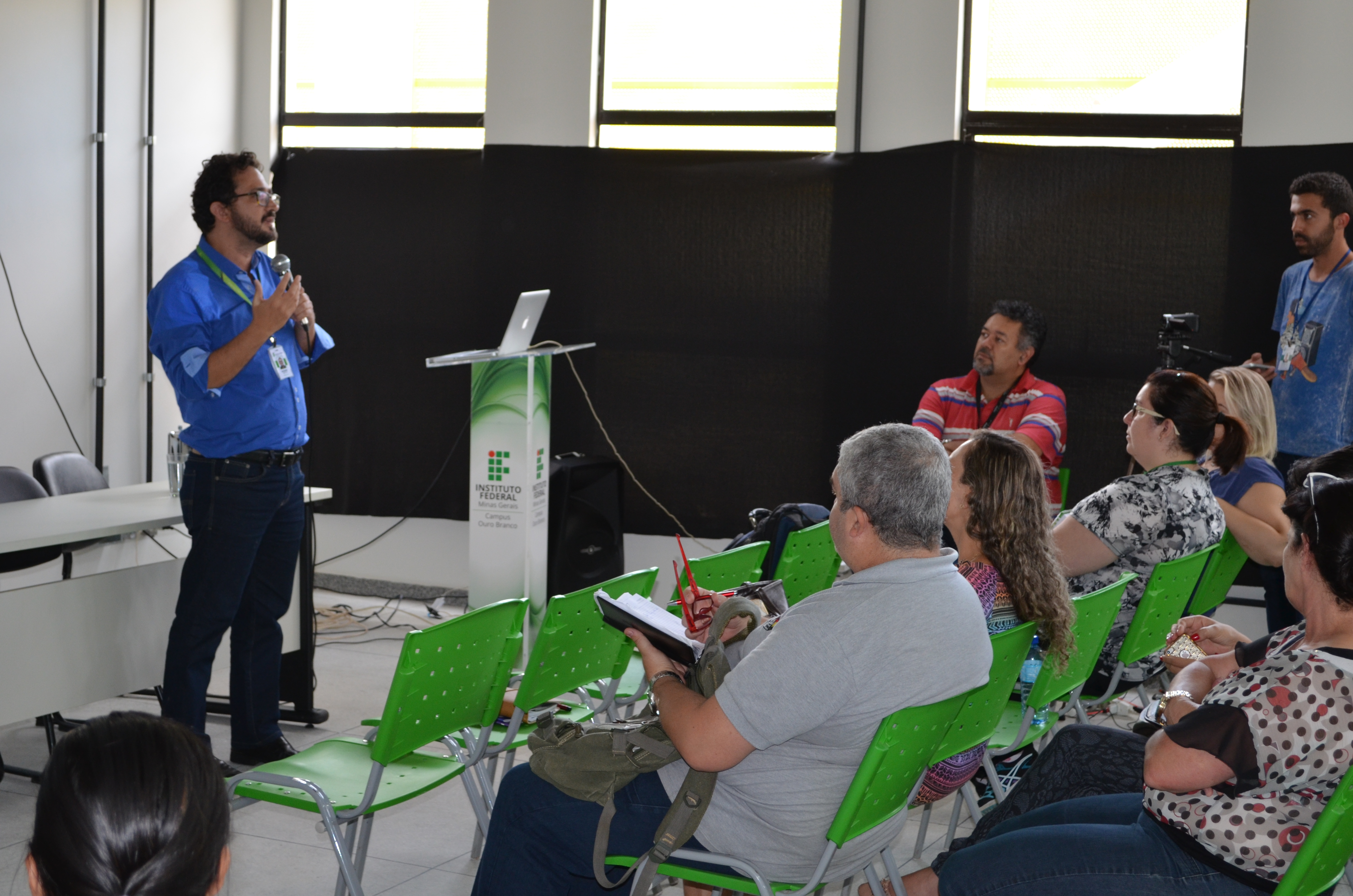 O pró-reitor de Pesquisa, Neimar Freitas, foi um dos palestrantes do evento