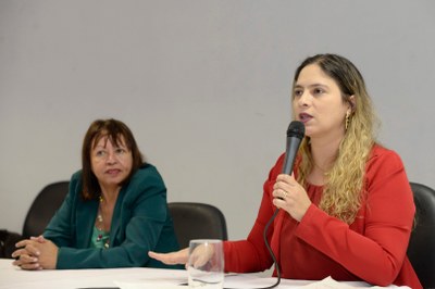 Maria das Graças (diretora do Instituto Federal Minas Gerais – Campus Ribeirão das Neves – IFMG),Beatriz Cerqueira (deputada estadual PT/MG)