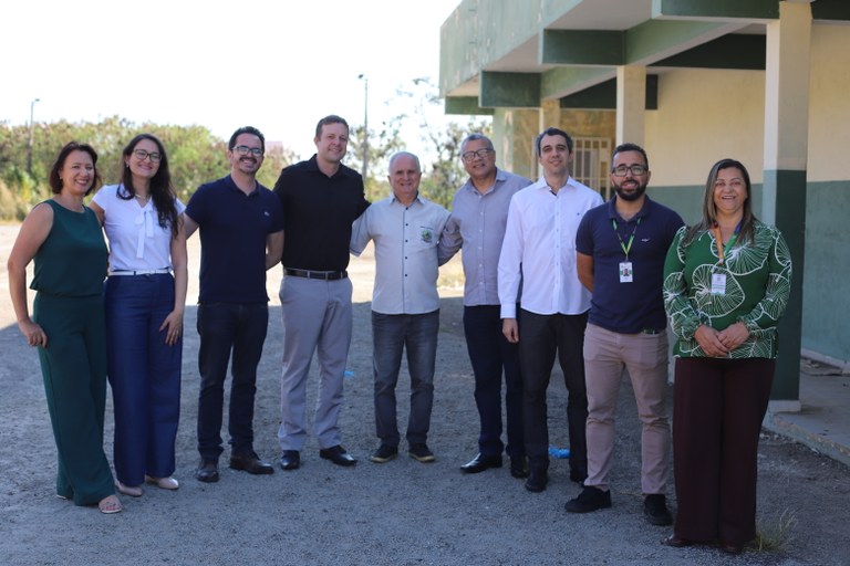 Visita ao local de construção da sede do IFMG em João Monlevade
