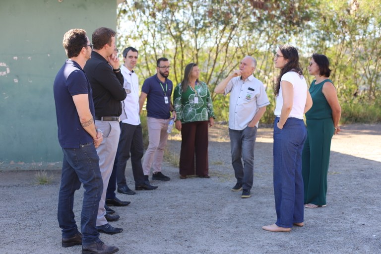 Visita ao local de construção da sede do IFMG em João Monlevade