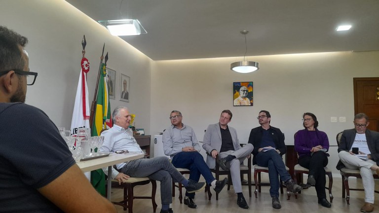 Reunião entre IFMG e prefeitura de Monlevade