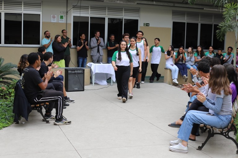 Desfile de novo uniforme