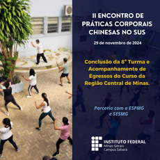 II Encontro de Práticas Corporais Chinesas no SUS