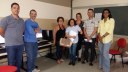 Professores da rede municipal e estadual participando do Curso Geogebra.