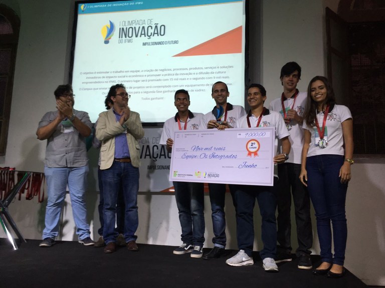 Premiação Olimpíada Inovação Equipe Integrados