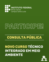 Consulta pública: proposta de novo Curso Técnico Integrado em Meio Ambiente